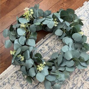 Target Faux Eucalyptus Wreath – Neutral Farmhouse Decor